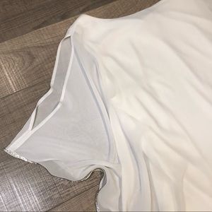 Beautiful going out top shirt with crystal plus size